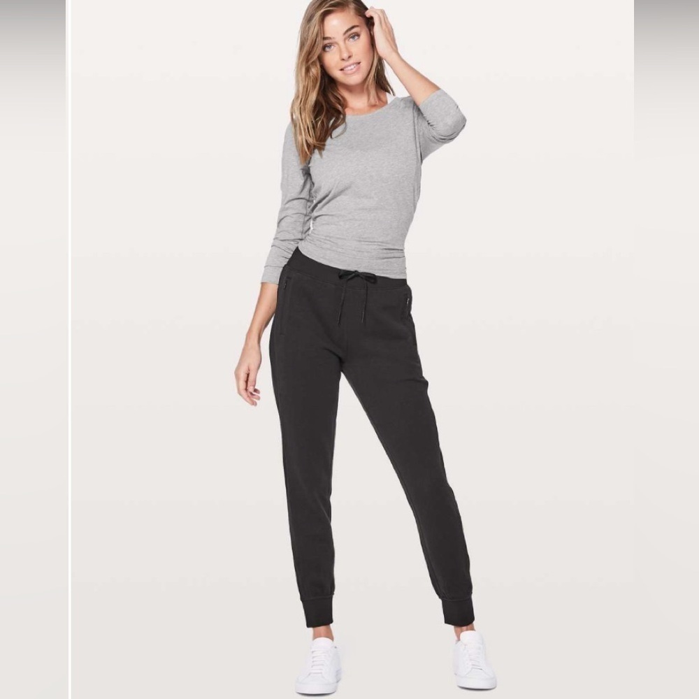 Lululemon Get Going Jogger Sweatpants Black 28.5” SZ 10